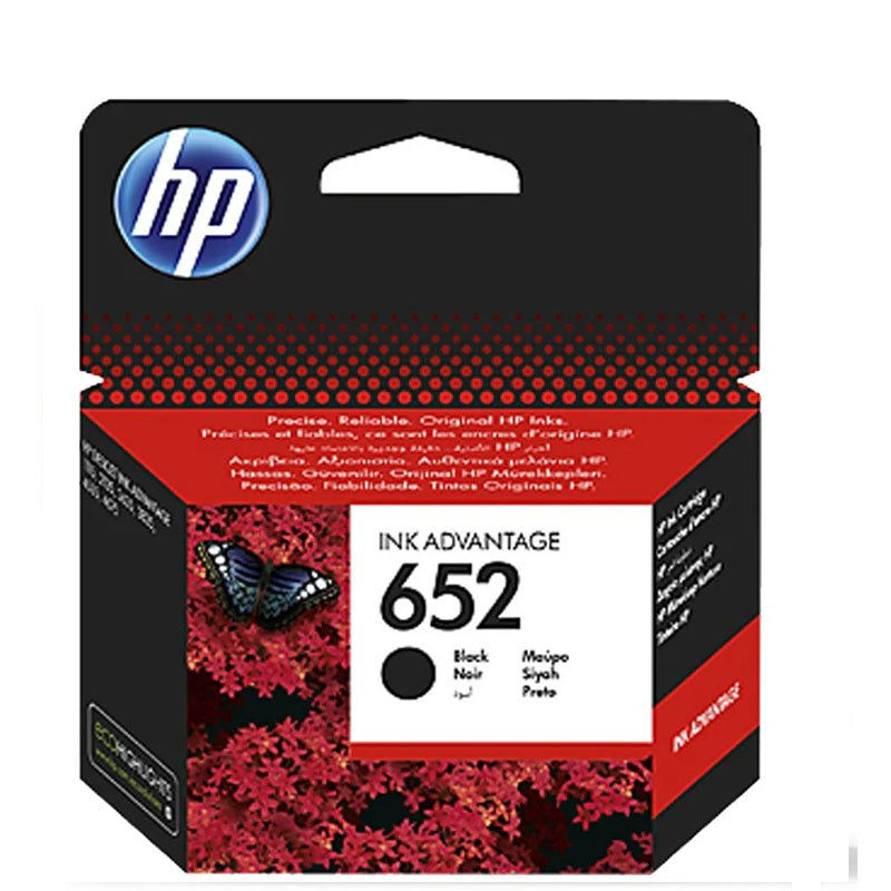 HP 652 Black Ink Advantage Cartridge HP 652 Black Ink Advantage Cartridge